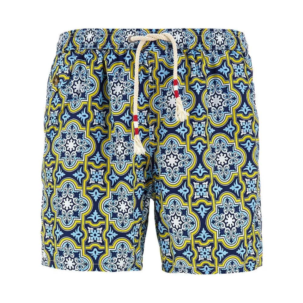 flower_bud_print_swim_sho_0.webp Fashion Flower Bud print swim shorts Beachwear & Underwear
