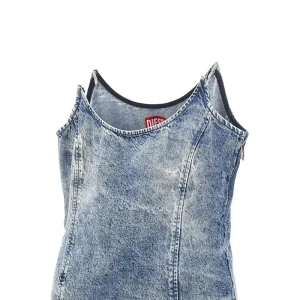 New Frayed Tencel denim mini dress Dresses