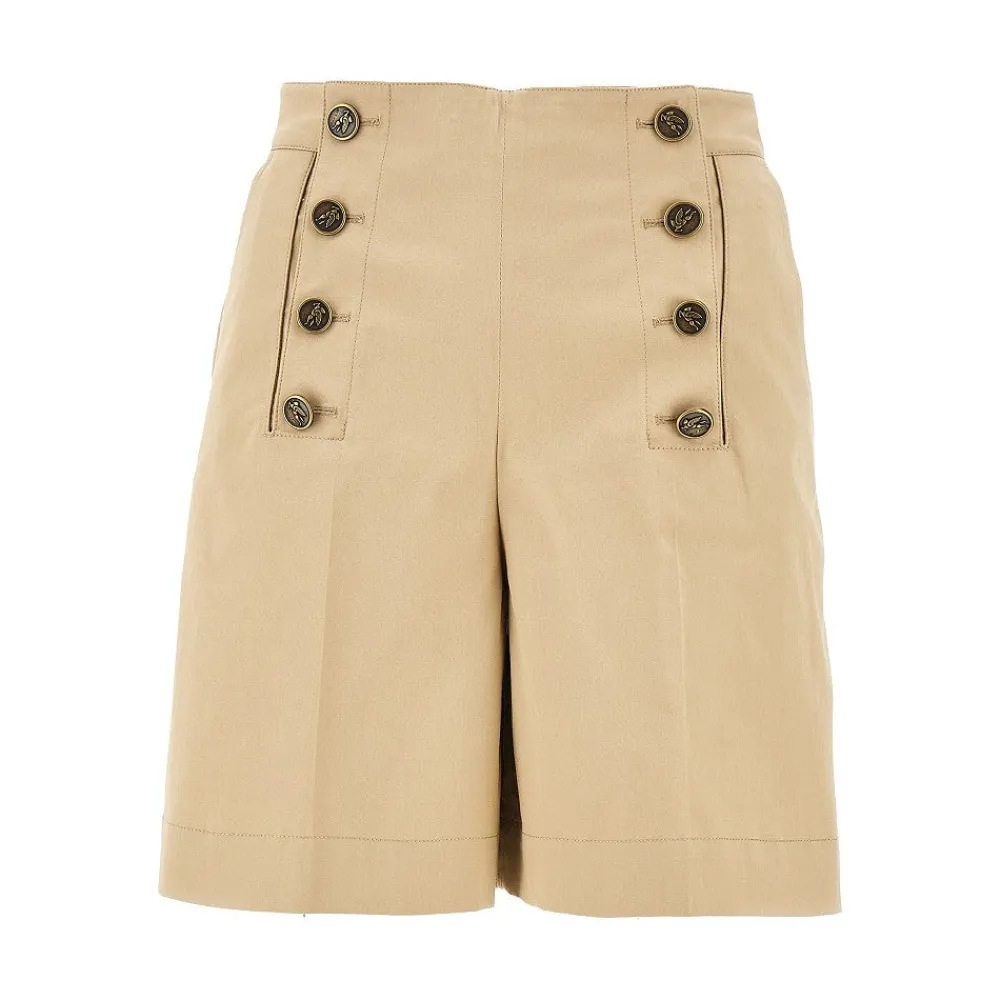 gabardine_shorts_with_peg_0.webp Sale Gabardine shorts with Pegaso buttons Pants And Shorts