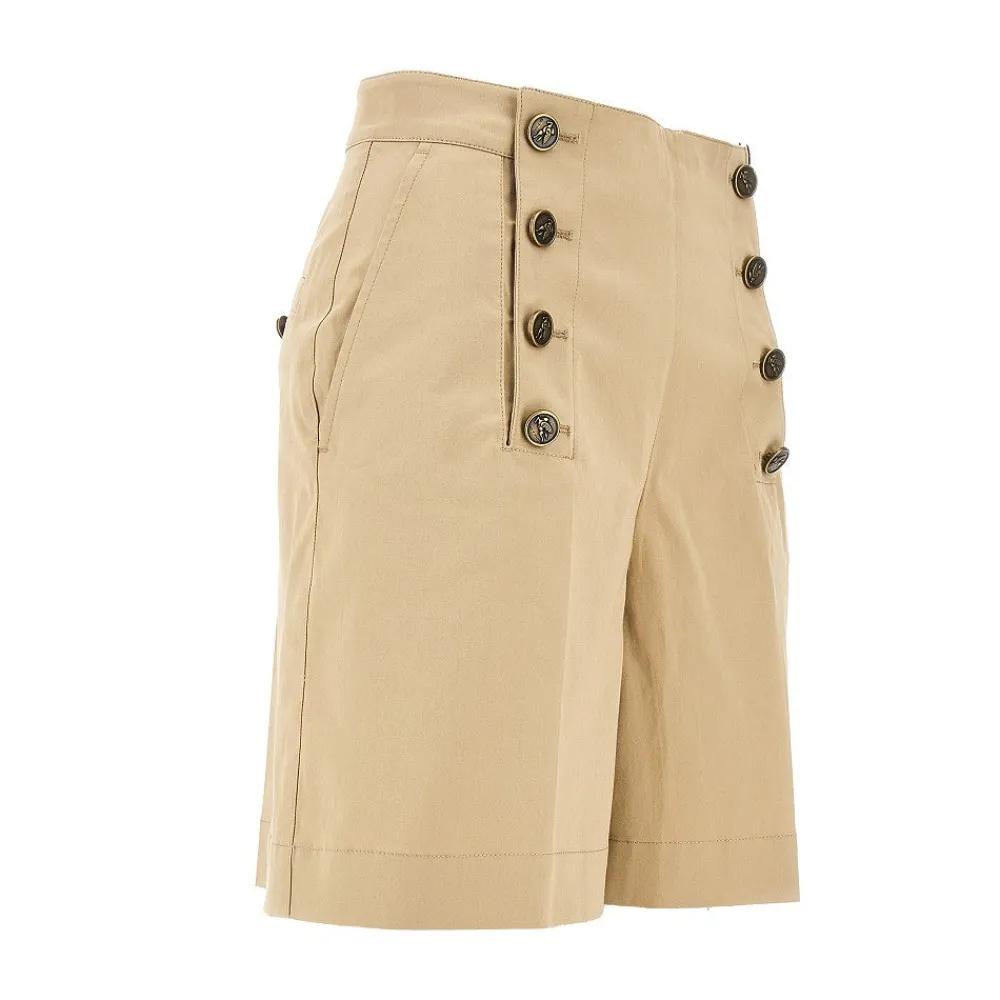 gabardine_shorts_with_peg_1.webp Sale Gabardine shorts with Pegaso buttons Pants And Shorts