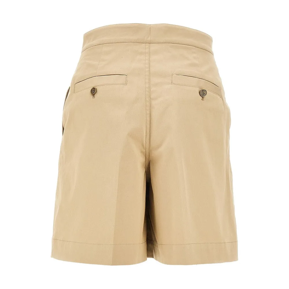 gabardine_shorts_with_peg_2.webp Sale Gabardine shorts with Pegaso buttons Pants And Shorts