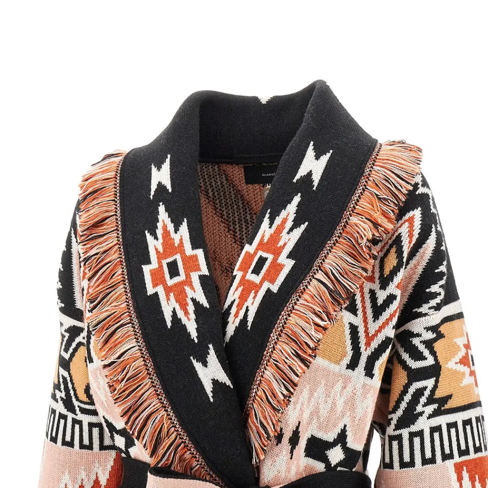 geometric_roots_jacquard__1.webp Outlet Geometric Roots jacquard wool cardigan Knitwear