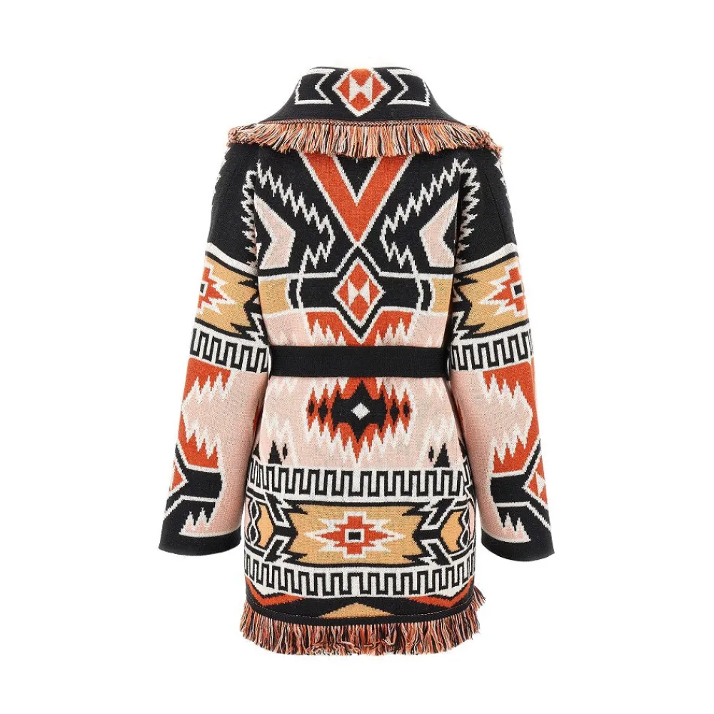 geometric_roots_jacquard__2.webp Outlet Geometric Roots jacquard wool cardigan Knitwear