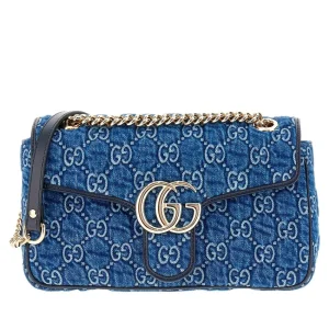 Clearance GG denim 'GG Marmont' bag Shoulder Bags