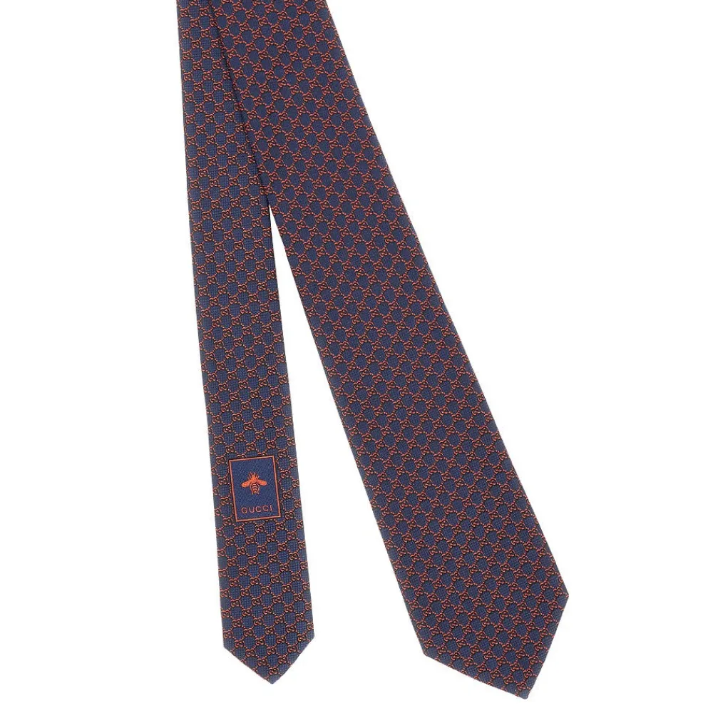 gg_jacquard_silk_necktie_2.webp Fashion GG jacquard silk necktie Ties And Bow Ties