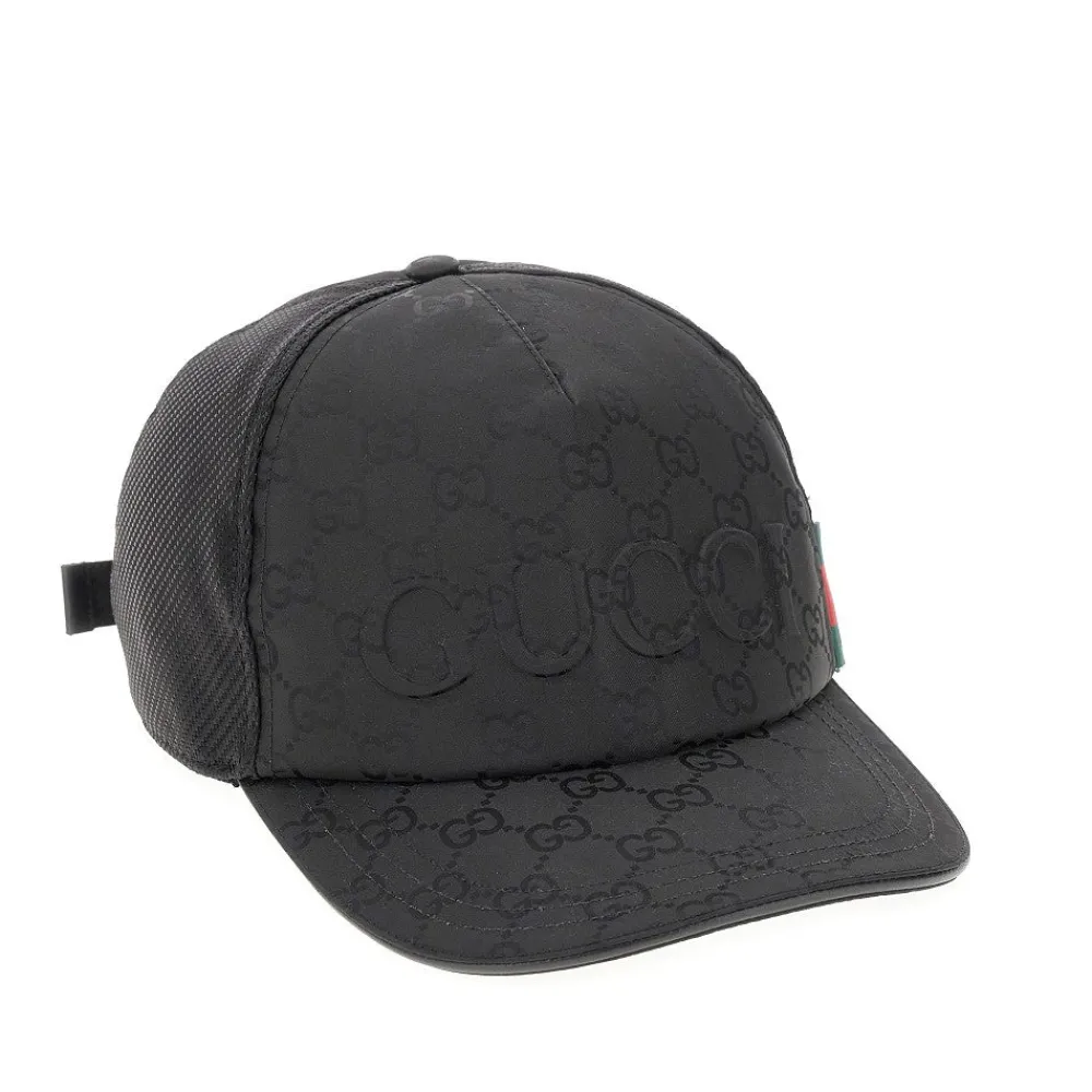gg_nylon_baseball_cap_3.webp Outlet GG nylon baseball cap Hats And Gloves
