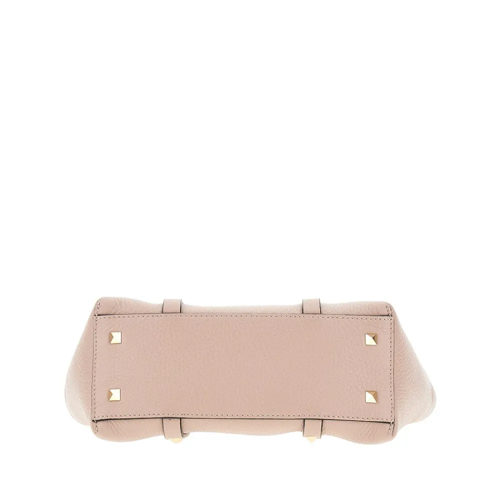 grained_leather_rockstud__4-1.webp Clearance Grained leather 'Rockstud' mini tote bag Top-Handle Bags | Crossbody Bags