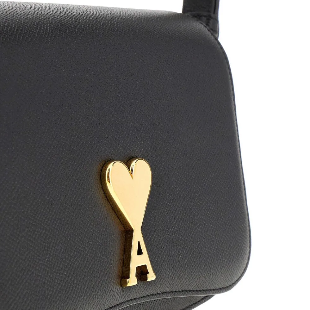 grained_leather_small_par_3.webp Sale Grained leather small 'Paris Paris' bag Shoulder Bags