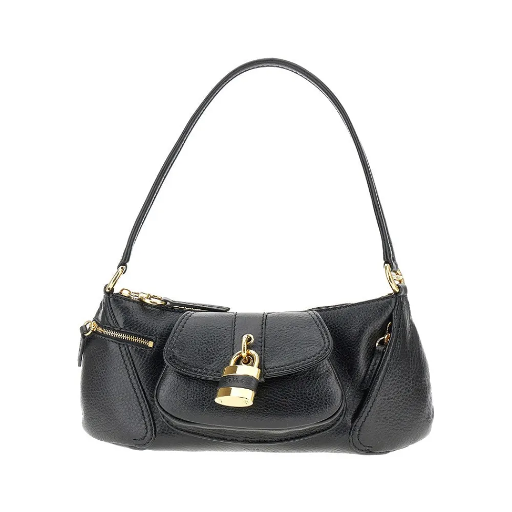 grained_leather_the__shou_0.webp Clearance Grained leather 'The 99' shoulder bag Shoulder Bags