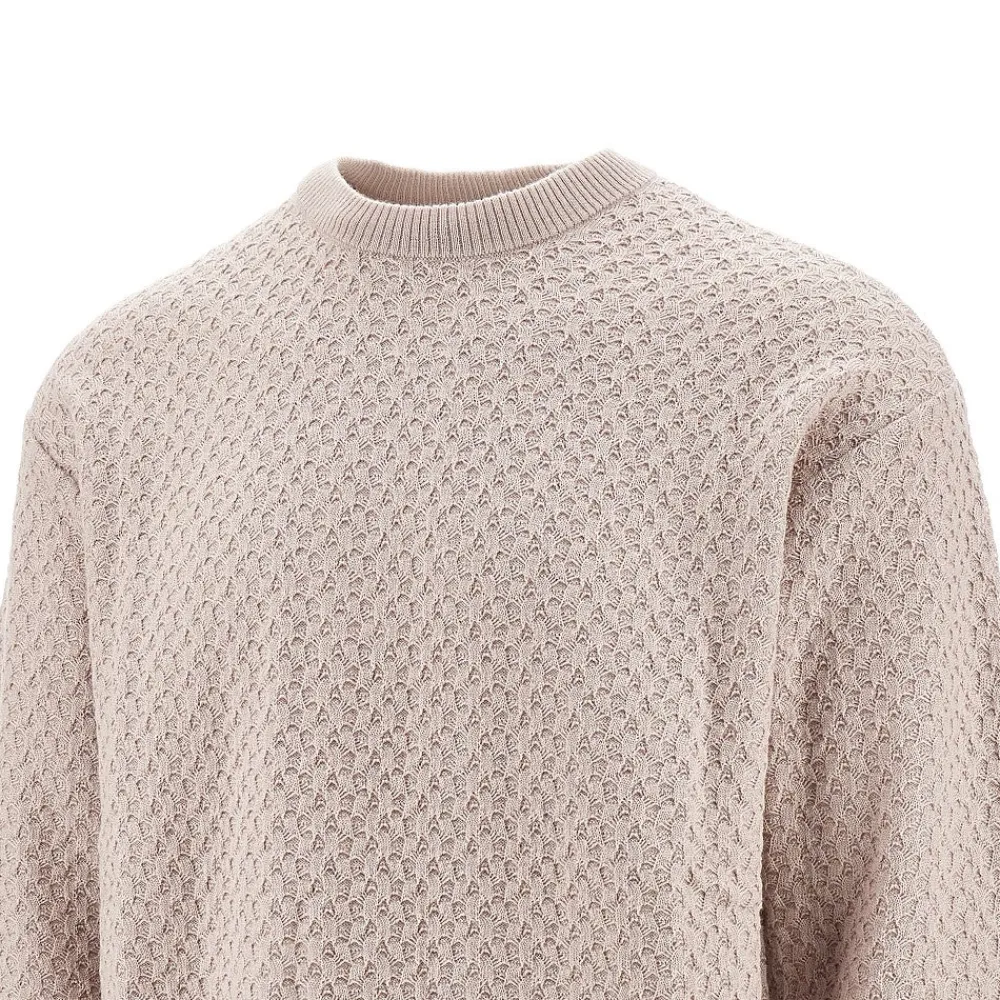 held_stitch_wool_sweater_1.webp Online Held stitch wool sweater Knitwear