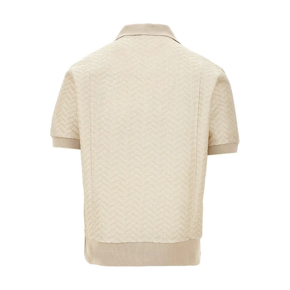 icon_chevron_knitted_polo_2.webp Clearance ICON chevron knitted polo shirt Knitwear