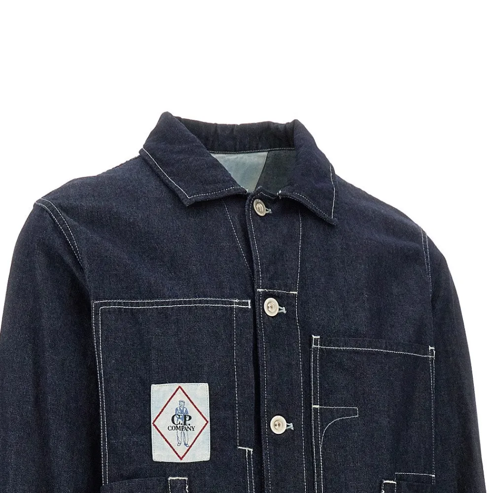 indigo_blue_denim_overshi_1.webp Outlet Indigo Blue denim overshirt Shirts