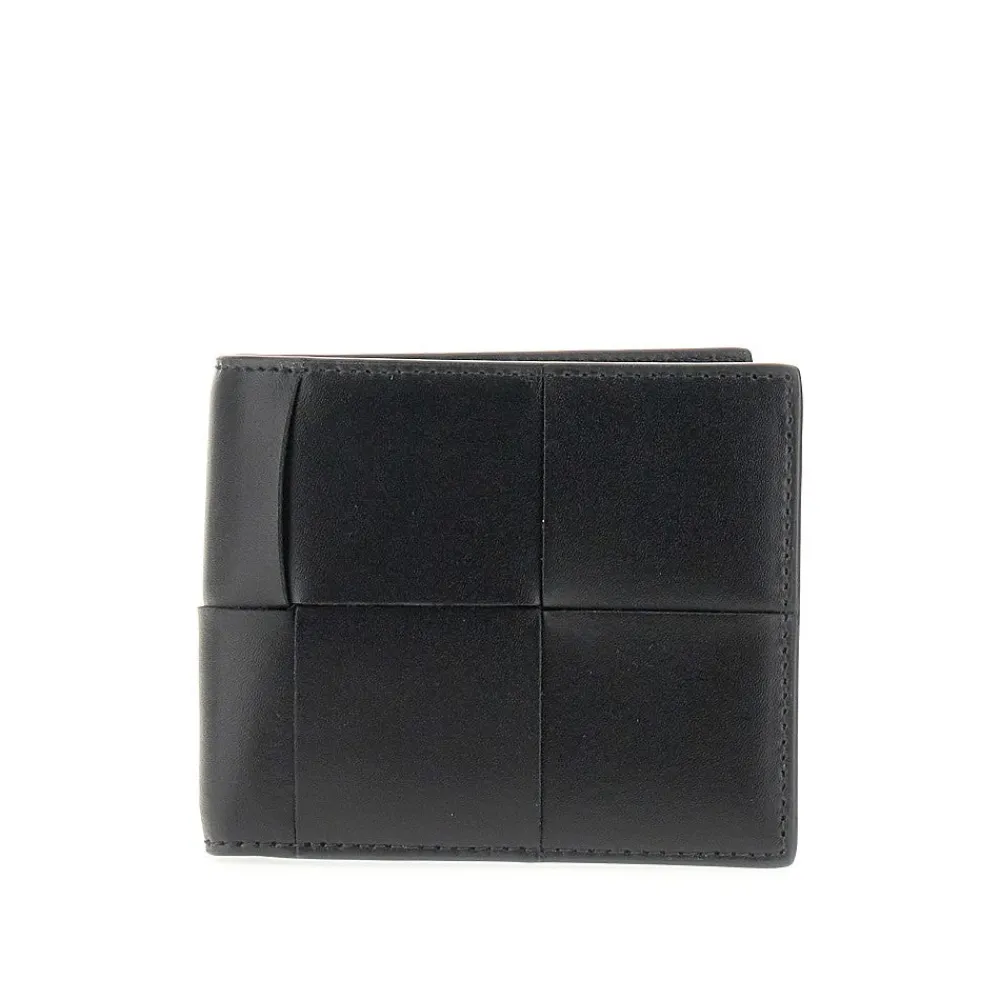 intreccio_leather_bifold__0-1.webp Sale Intreccio leather bi-fold wallet Wallets And Small Leather Goods