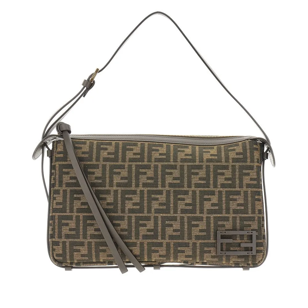 jacquard_ff_fabric_medium_0.webp Fashion Jacquard FF fabric medium 'Simply ' bag Shoulder Bags