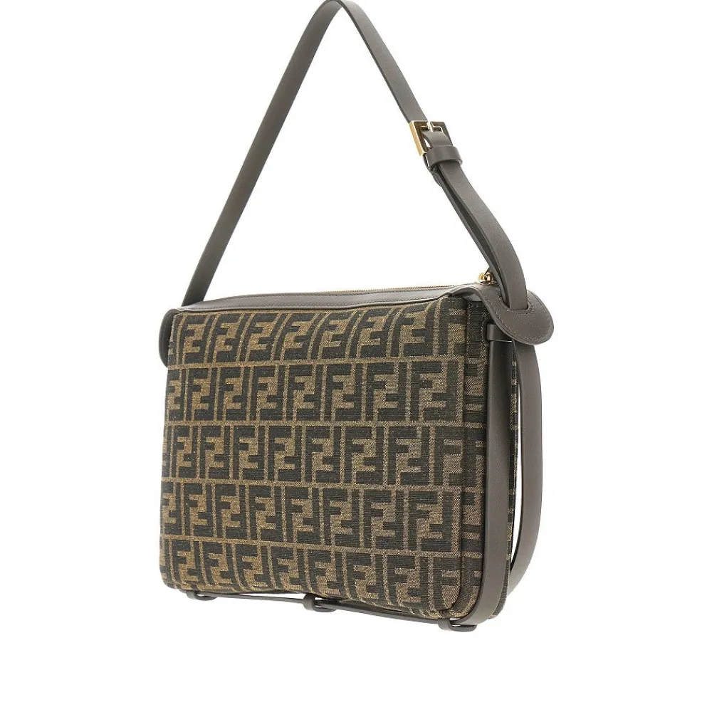 jacquard_ff_fabric_medium_1.webp Fashion Jacquard FF fabric medium 'Simply ' bag Shoulder Bags