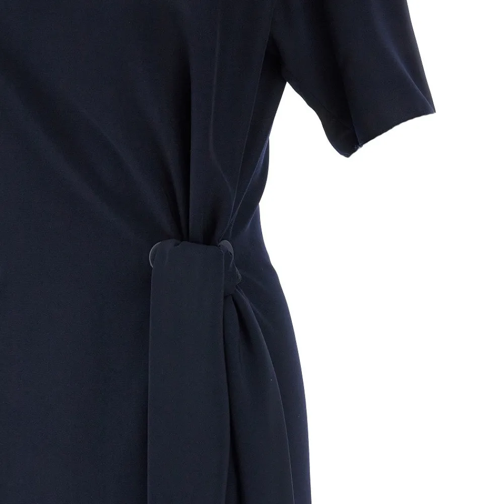 kneekength_dress_with_sid_1.webp Best Knee-kength dress with side knot Dresses