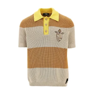 Best Knitted polo shirt with Club crest Knitwear