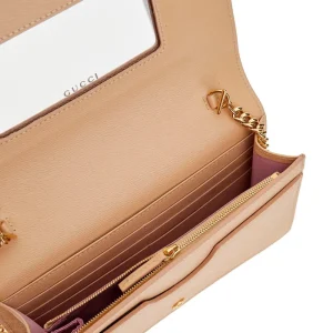 Outlet Leather clutch with chain strap Clutches