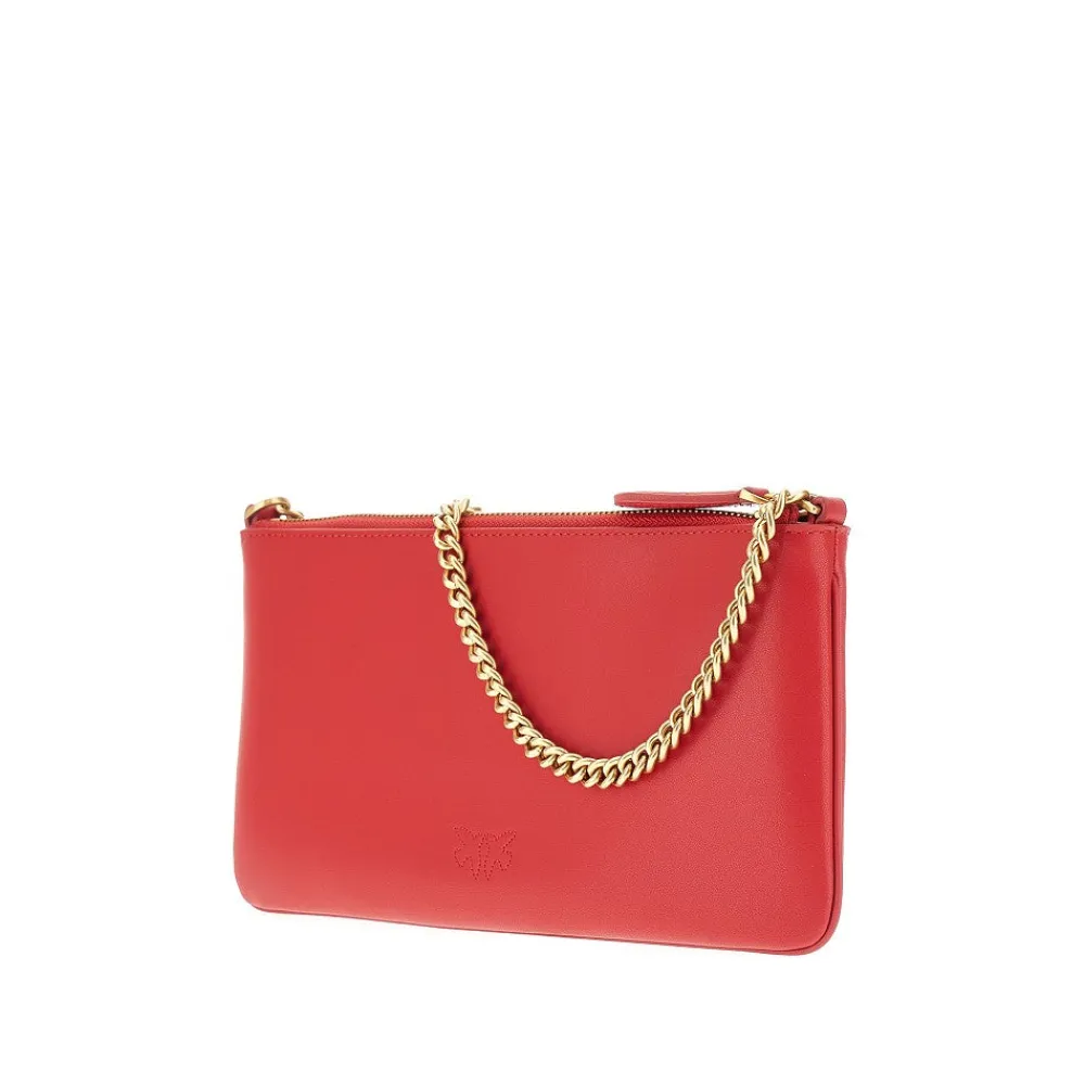 leather_flat_pouch_with_c_1-1.webp Fashion Leather flat pouch with chain Shoulder Bags