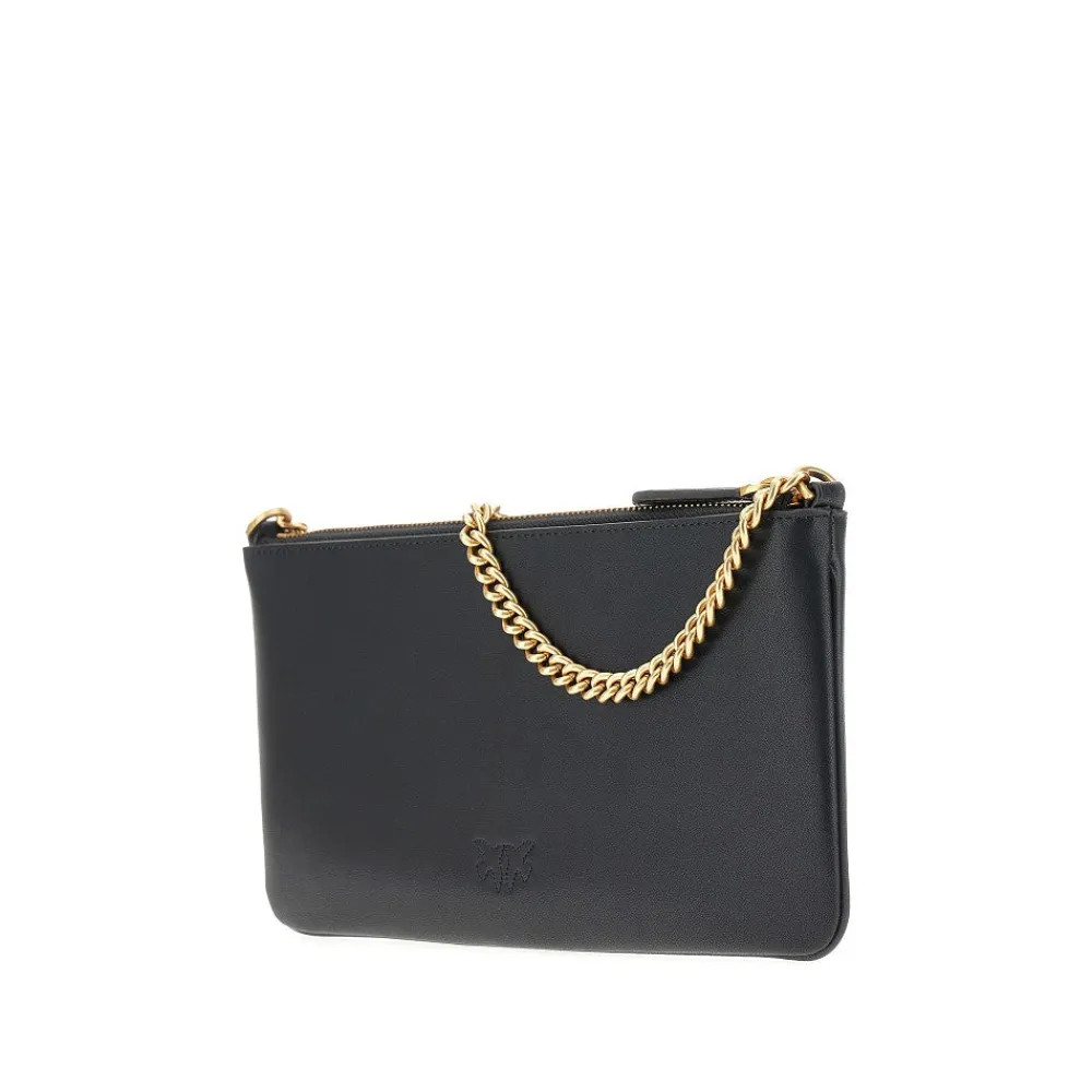 leather_flat_pouch_with_c_1-2.webp Fashion Leather flat pouch with chain Shoulder Bags
