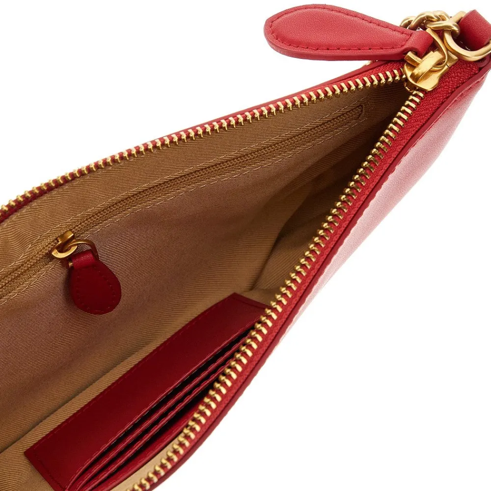 leather_flat_pouch_with_c_2-1.webp Fashion Leather flat pouch with chain Shoulder Bags