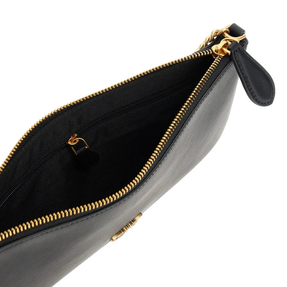 leather_flat_pouch_with_c_2-2.webp Fashion Leather flat pouch with chain Shoulder Bags
