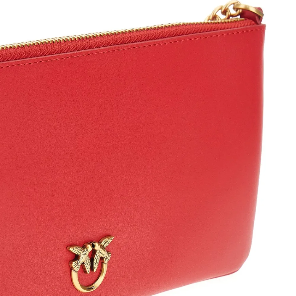 leather_flat_pouch_with_c_3-1.webp Fashion Leather flat pouch with chain Shoulder Bags