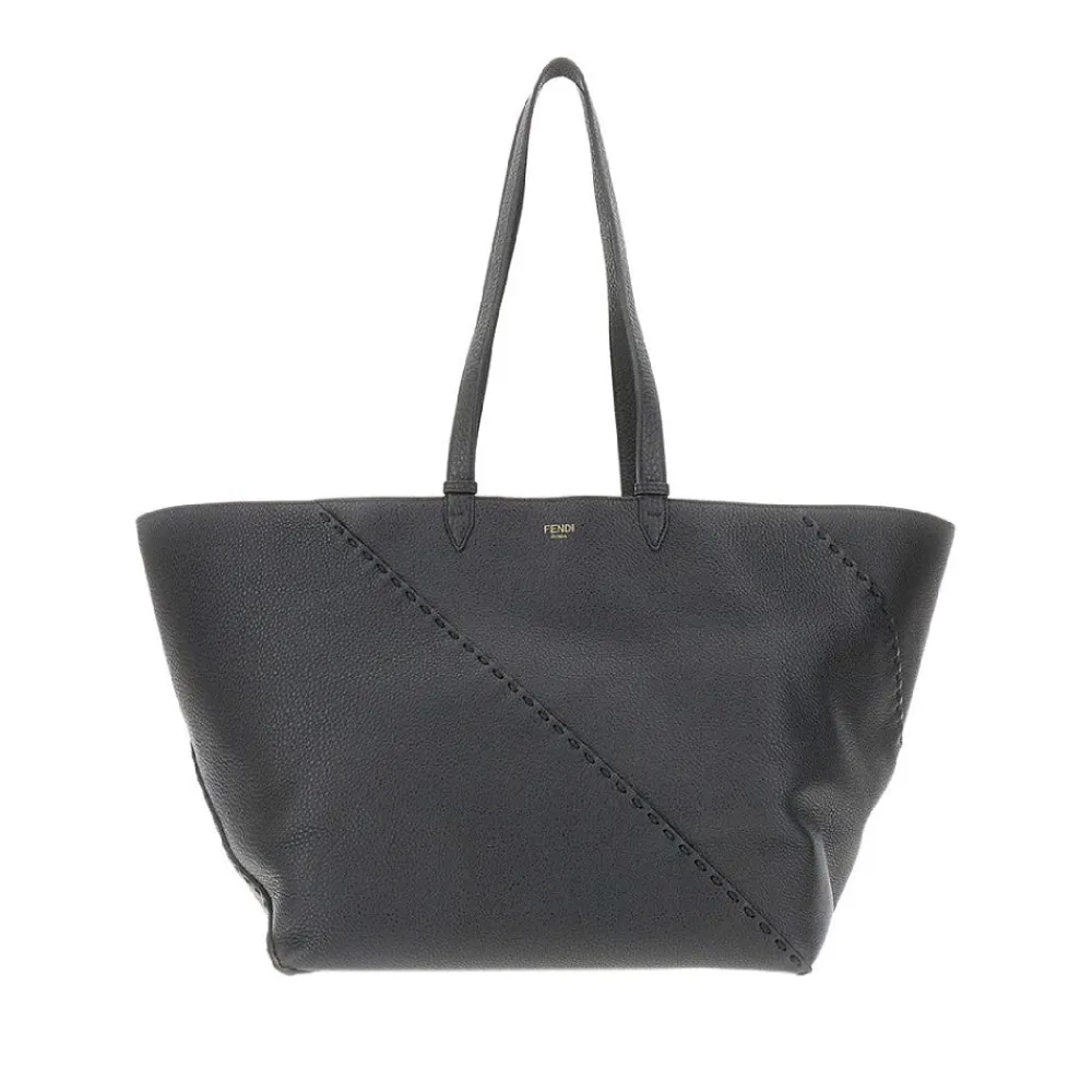 leather_large_diagonal_sh_0.webp Discount Leather large 'Diagonal' shopping bag Tote Bags