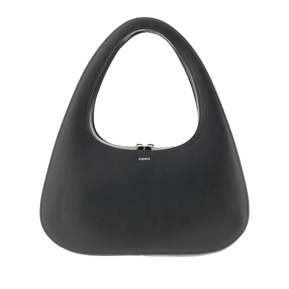 leather_large_swipe_bague_0.webp Best Leather large Swipe Baguette bag Shoulder Bags