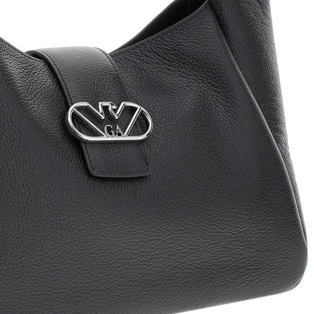 leather_shoulder_bag_with_3.webp Hot Leather shoulder bag with Eagle buckle Shoulder Bags