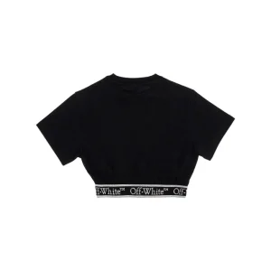 Best Logo band cropped T-shirt Kids Clothing