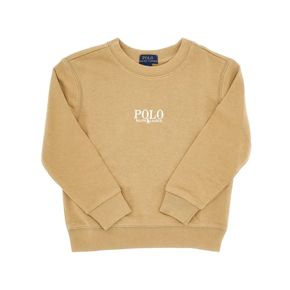 logo_embroidery_crewneck__0.webp Fashion Logo embroidery crewneck sweatshirt Kids/BOY Clothing