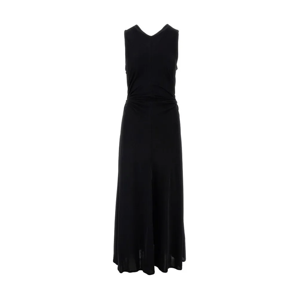 long_jersey_dress_with_kn_0.webp Fashion Long jersey dress with Knot ring Dresses