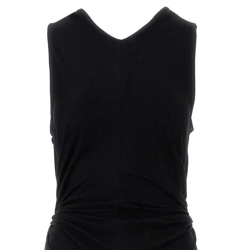 long_jersey_dress_with_kn_1.webp Fashion Long jersey dress with Knot ring Dresses