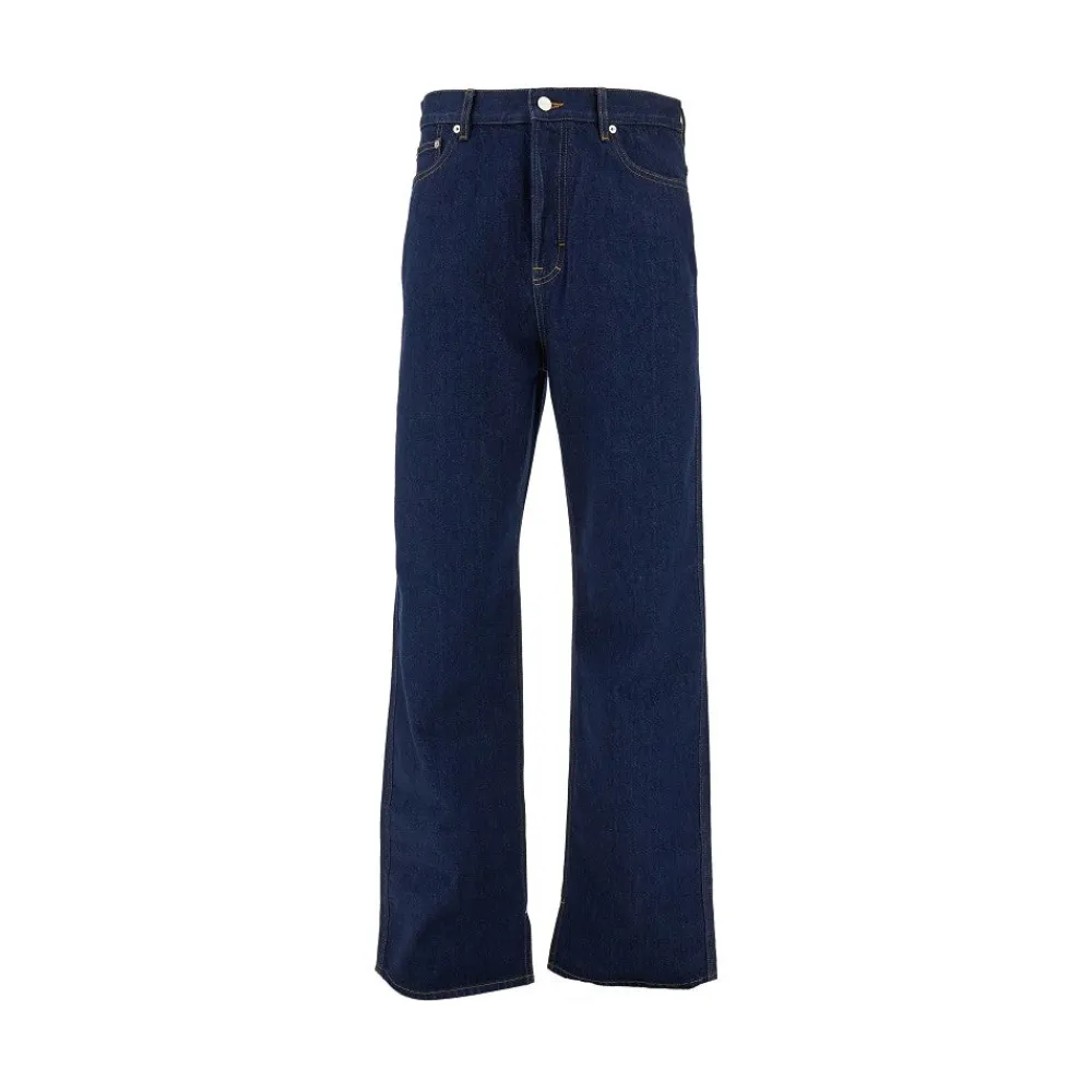 loose_fit_jeans_with_rose_0.webp Sale Loose Fit jeans with Rose embroidery Jeans