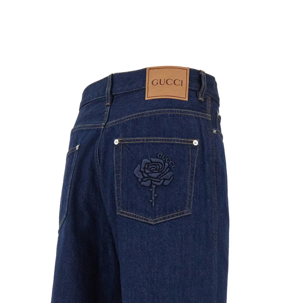 loose_fit_jeans_with_rose_3.webp Sale Loose Fit jeans with Rose embroidery Jeans