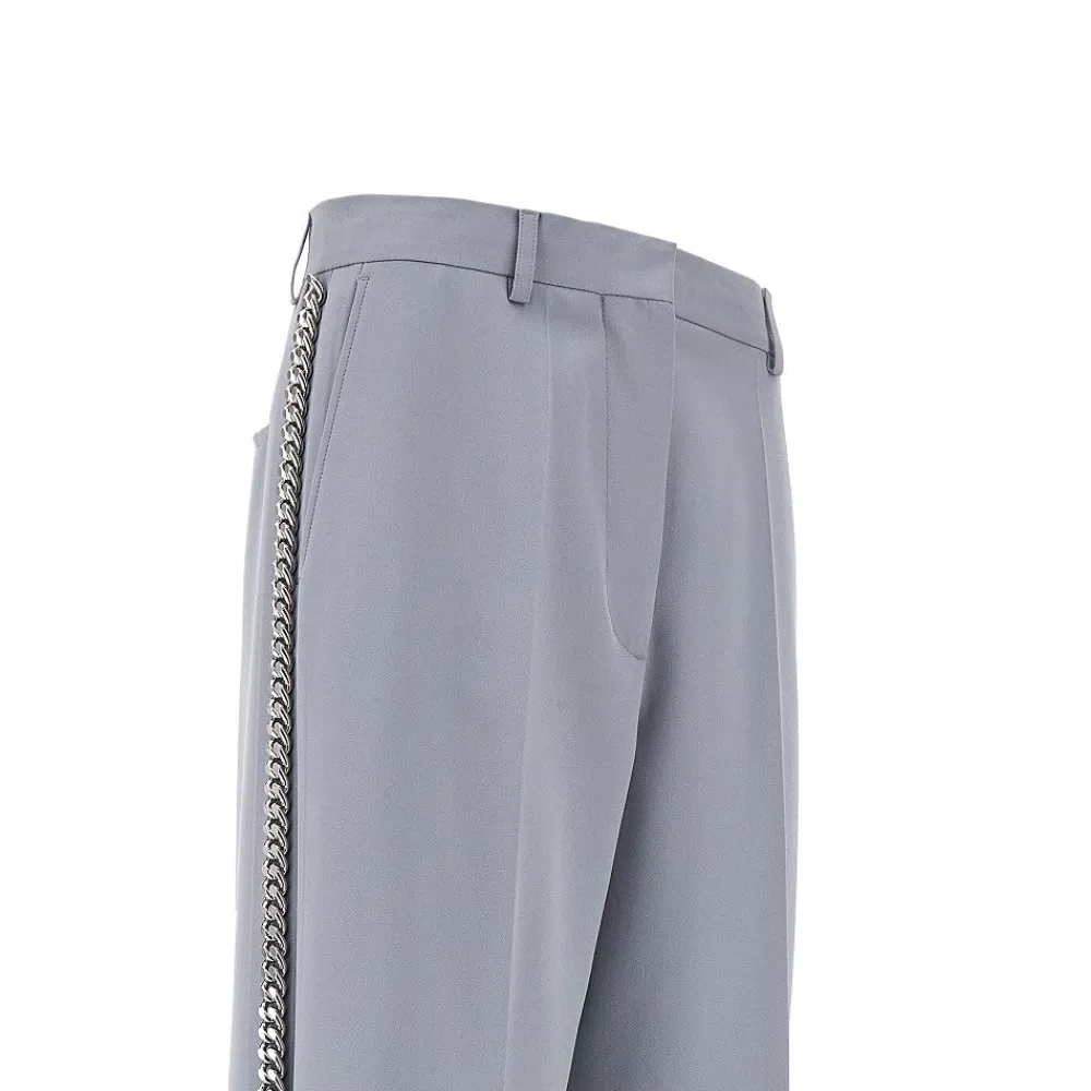 loose_fit_pants_with_chai_1.webp Hot Loose Fit pants with chain details Pants And Shorts
