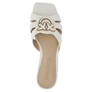 Discount Love Birds' nappa leather slides Sandals