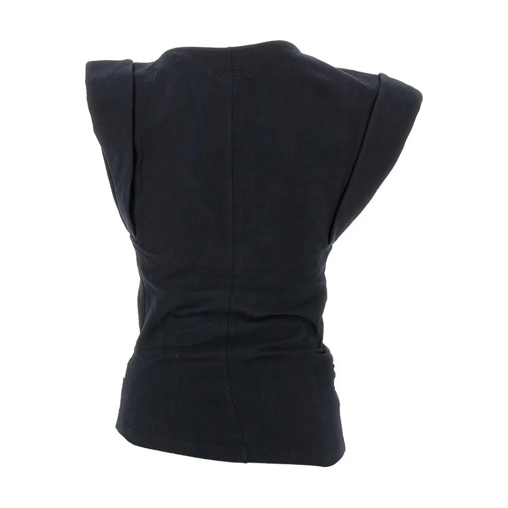 maisan_draped_tshirt_2.webp Online Maisan' draped T-shirt Tops