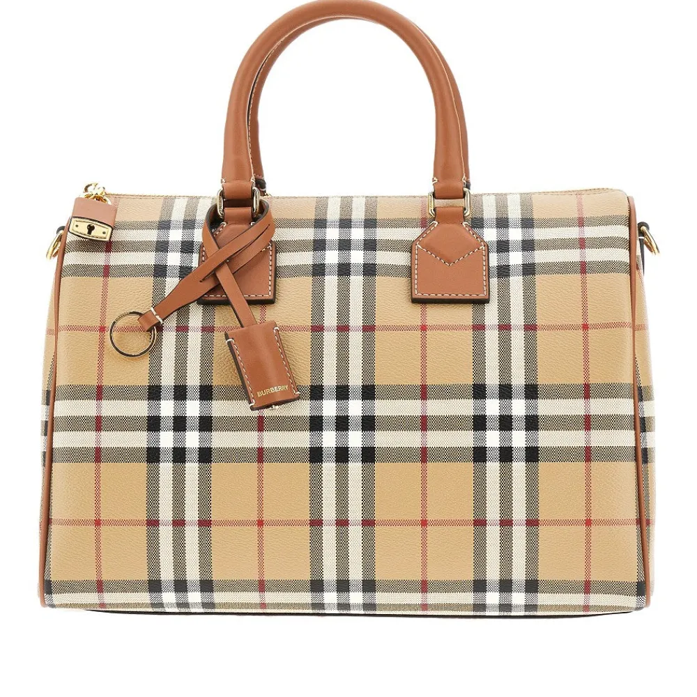 medium_check_bowling_bag_0.webp Fashion Medium 'Check' bowling bag Top-Handle Bags | Crossbody Bags
