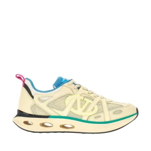 Online Mesh and leather 'Vlogo Easyjog' sneakers Sneakers