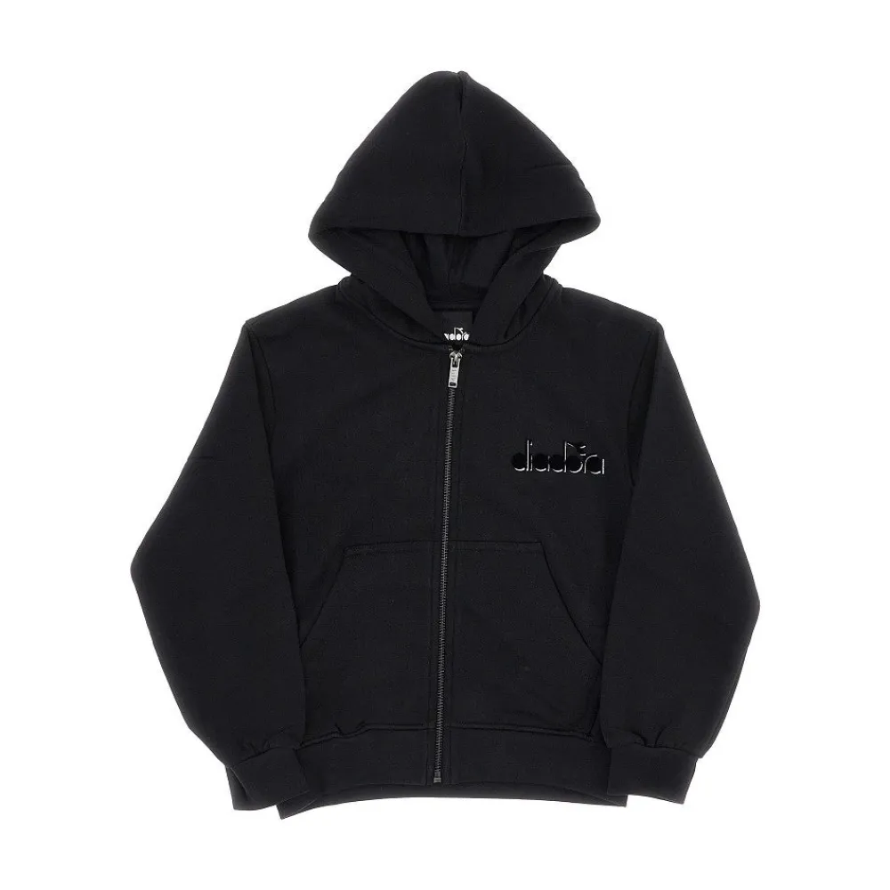 metallized_logo_print_ful_0.webp Fashion Metallized logo print full-zip hoodie Kids Clothing