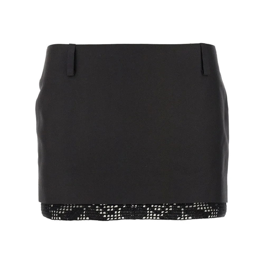 mini_skirt_with_crochet_l_0.webp Sale Mini skirt with crochet lace trim Skirts