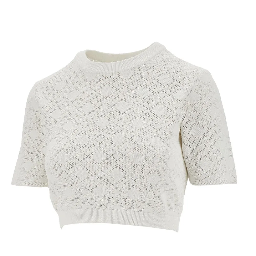monogram__kacquard_knitte_1.webp Fashion Monogram 72 kacquard knitted top Tops