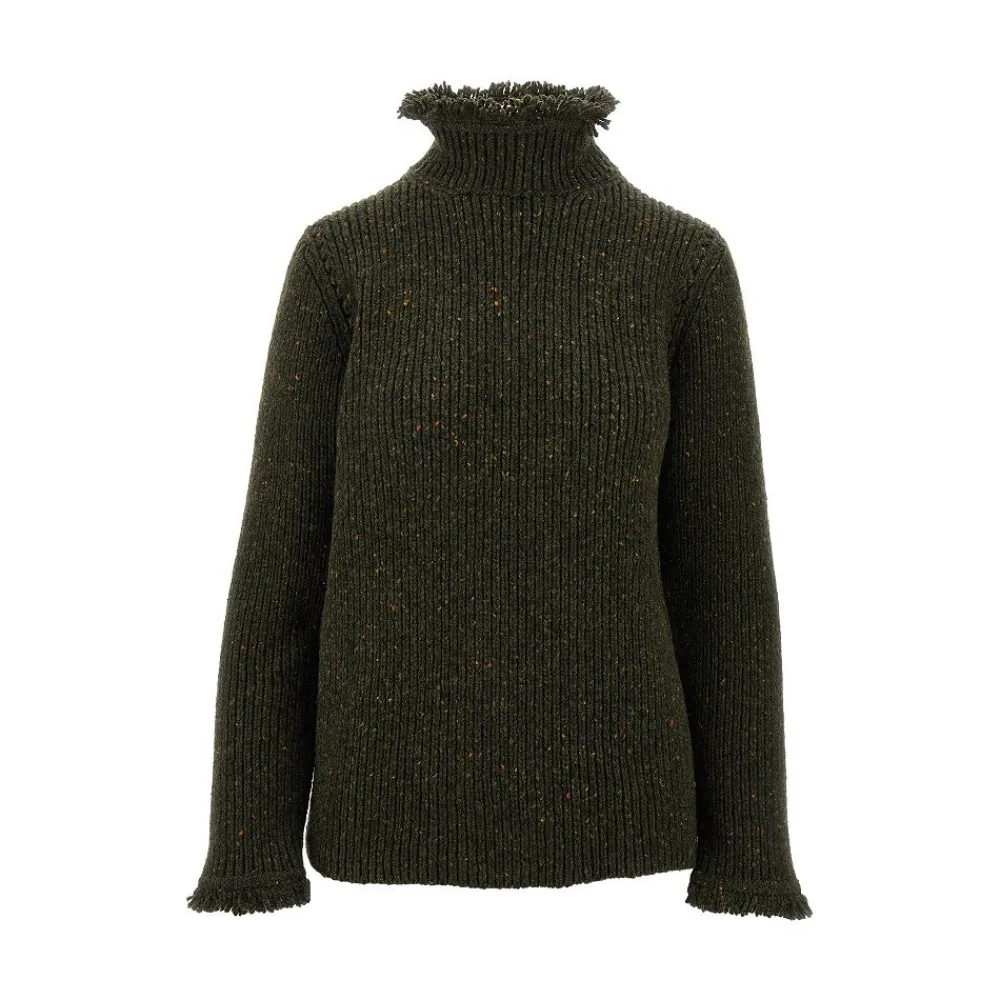 moulin_sweater_with_fring_0.webp Sale Moulinè sweater with fringed hems Knitwear
