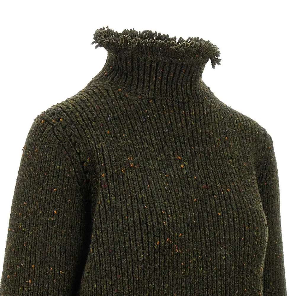 moulin_sweater_with_fring_1.webp Sale Moulinè sweater with fringed hems Knitwear
