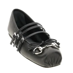 Best Nappa leather ballet flats with Horsebit Flat Shoes