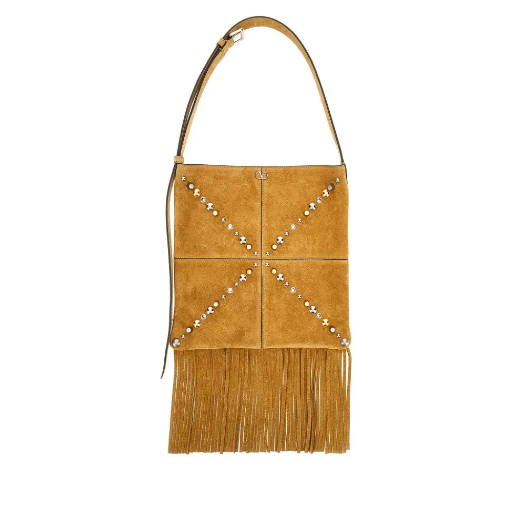 nellcte_suede_leather_sho_0-1.webp Outlet Nellcôte' suede leather shoulder bag Shoulder Bags