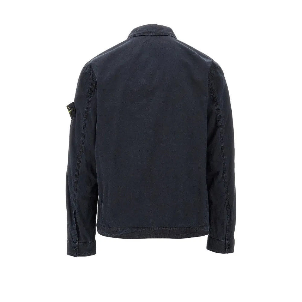 old_effect_cotton_overshi_2-1.webp Outlet Old effect cotton overshirt Jackets | Shirts