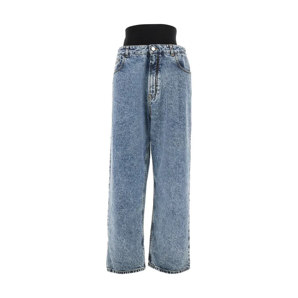 oversized_jeans_with_knit_0.webp Best Oversized jeans with knitted waistband Jeans